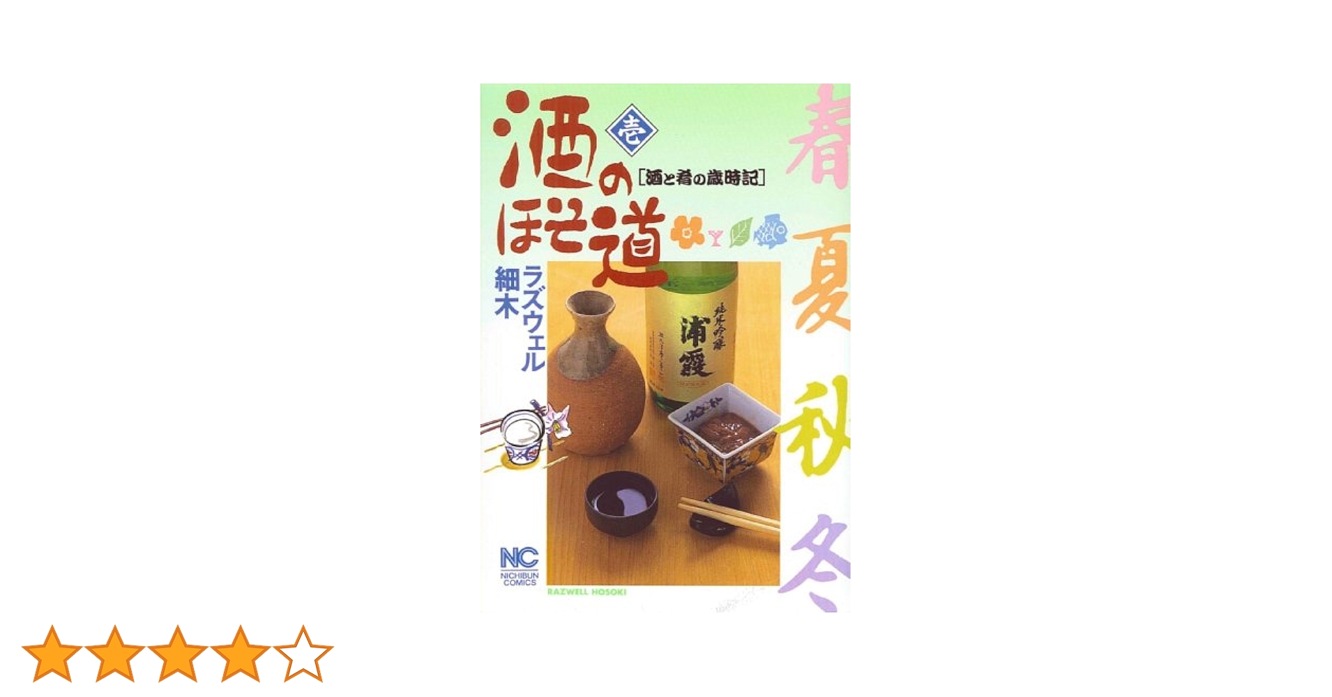 Amazon.co.jp: 酒のほそ道 1 (ニチブンコミックス) : ラズウェル